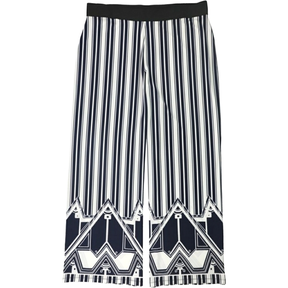 Alfani Pants - Alfani Womens Striped Casual Wide Leg Pants